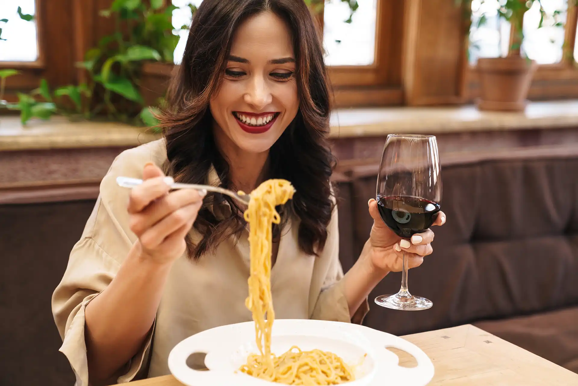 Effetto smile: la pasta rende felici?