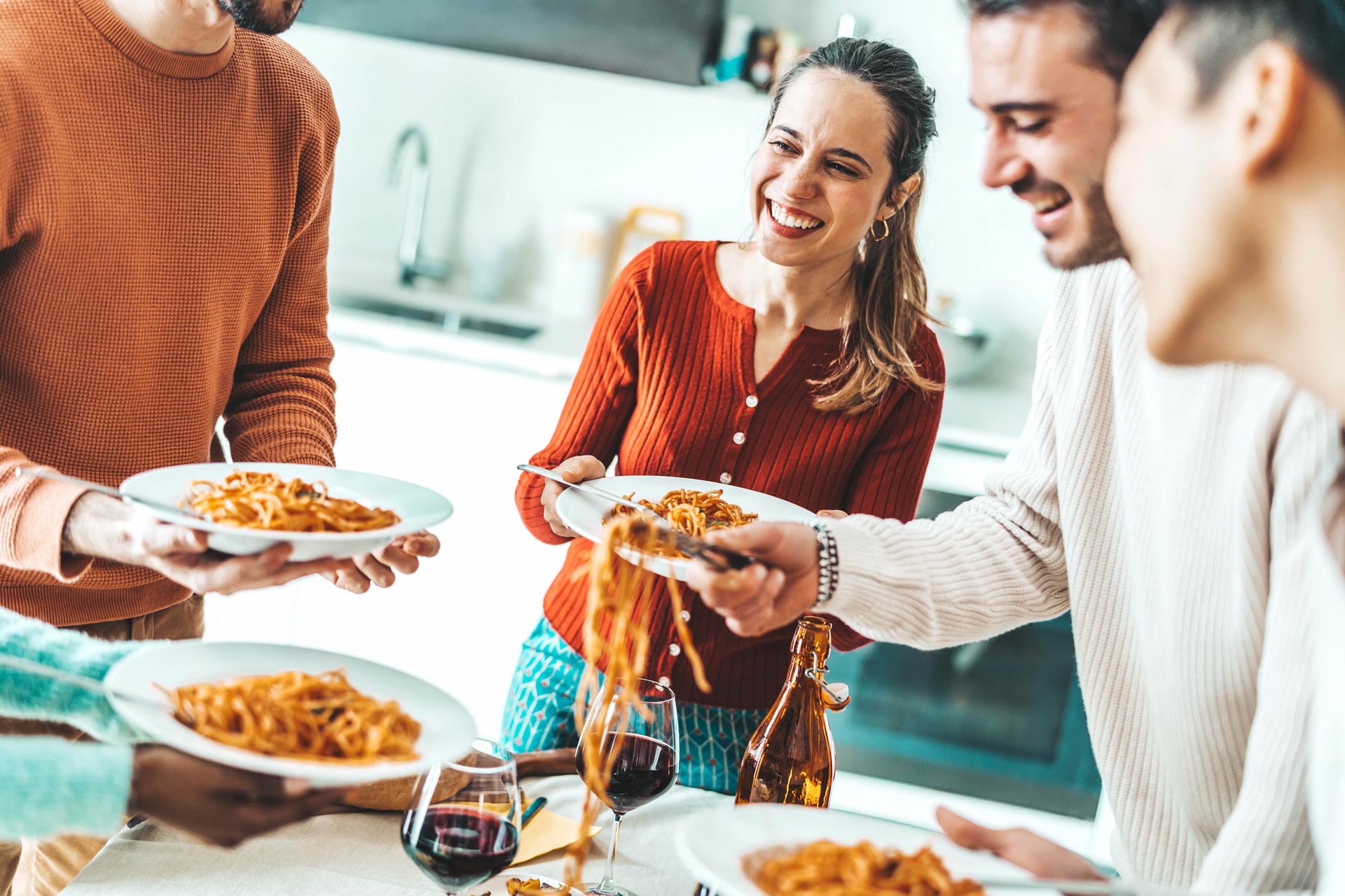 Costa poco, è veloce e fa bene. È la pasta!