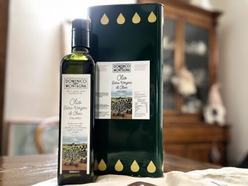 Olio Evo Montagna - bottiglia e latta