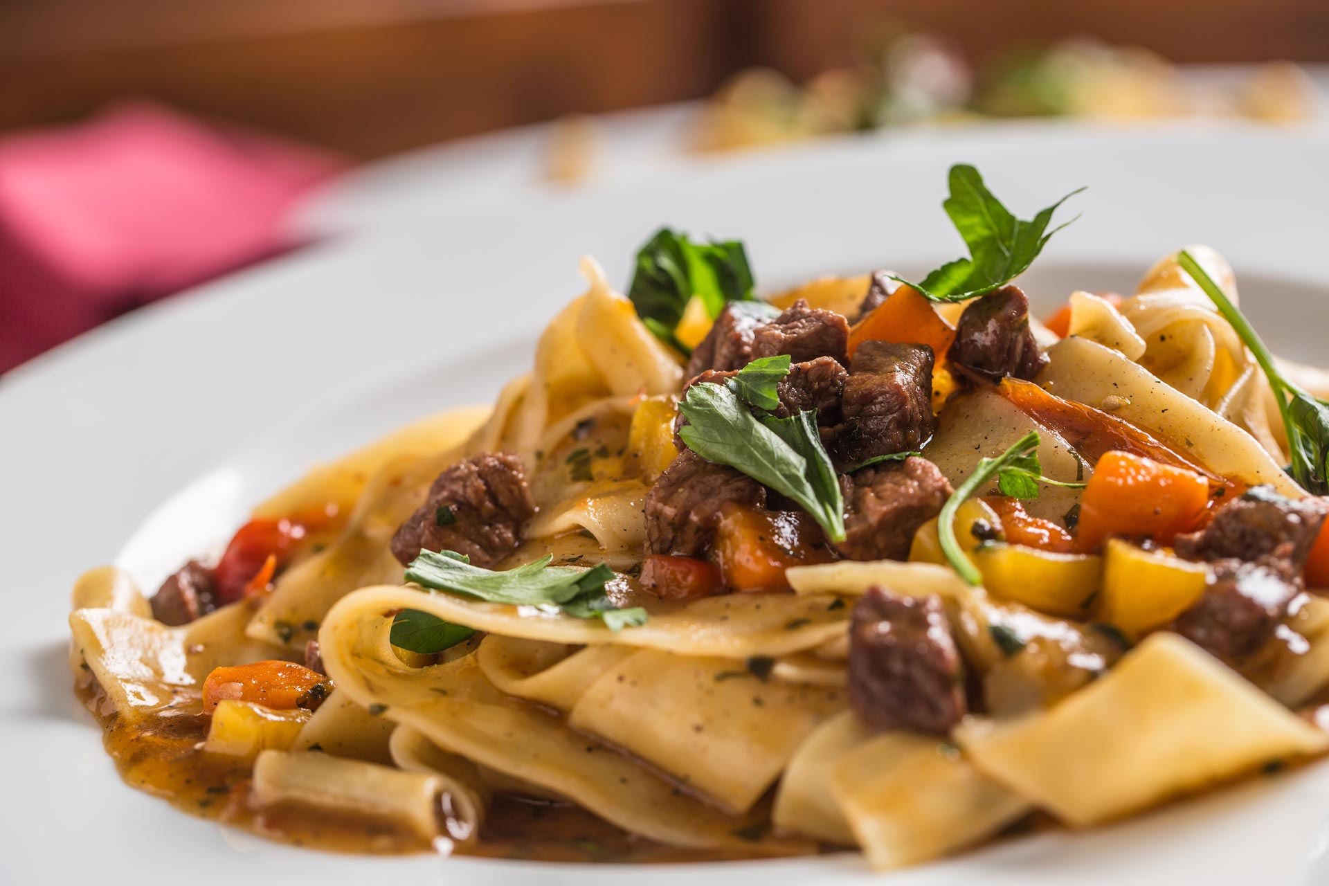 Pappardelle al ragù di manzo